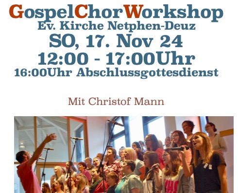 Gospelchor Workshop Deuz