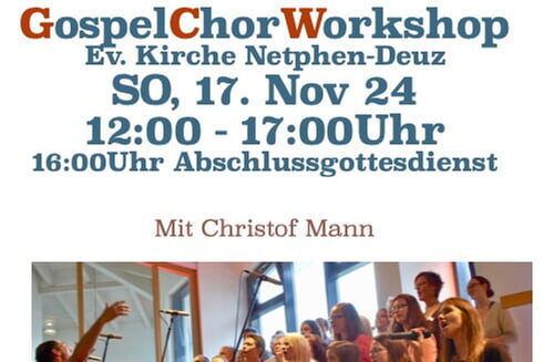 Gospelchor Workshop Deuz